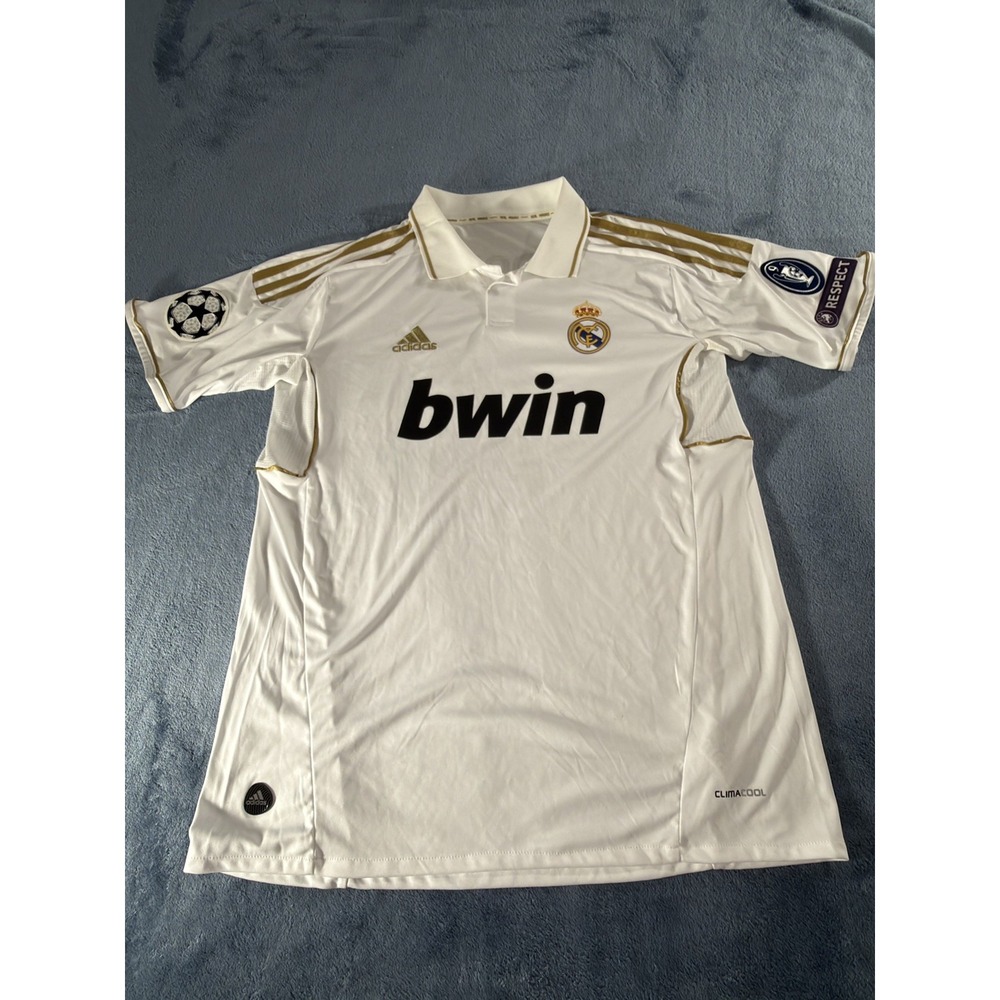 2011/12 Real Madrid Home Jersey #7 Ronaldo L adidas Soccer Original CR7 Kit